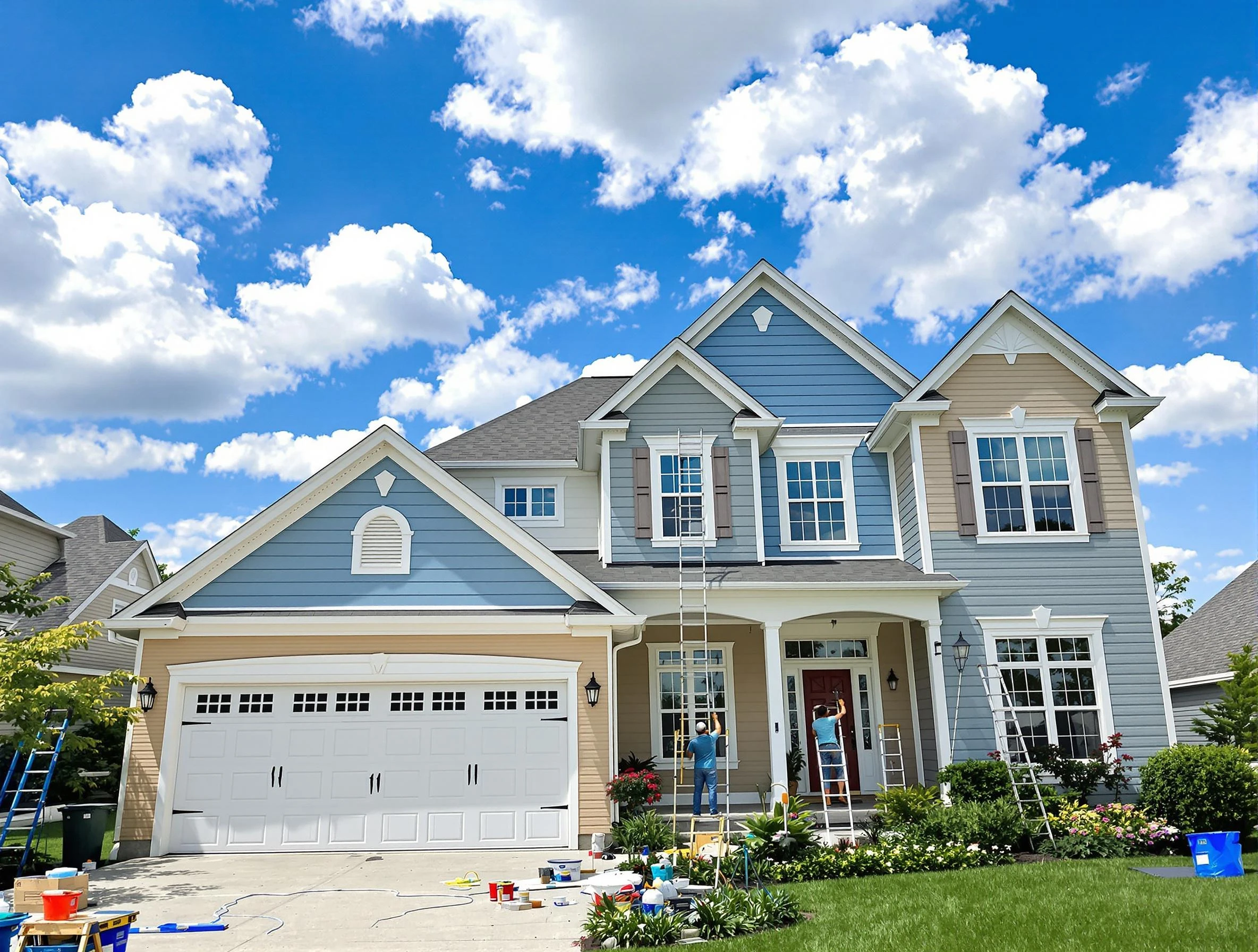 Professional house painting by Lyndhurst House Painters experts in Lyndhurst, OH